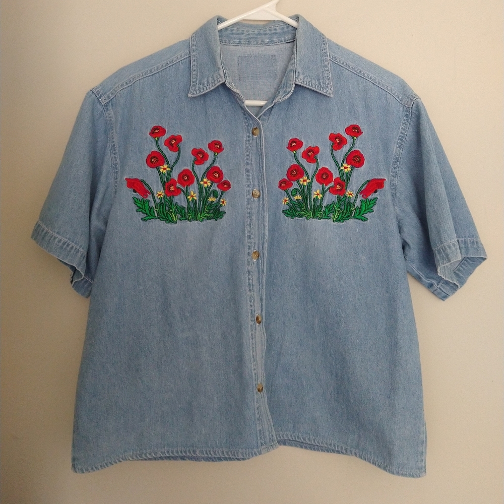 1990's embroidered medium/large